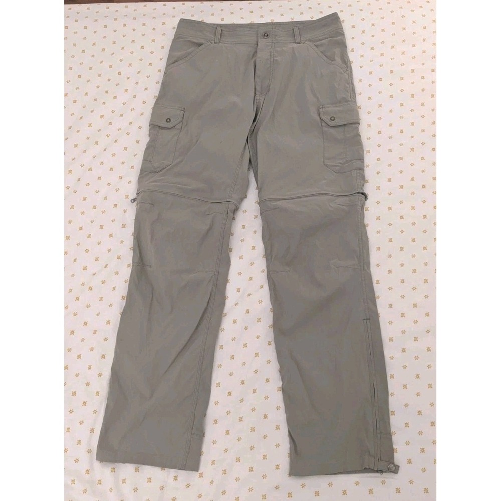 KÜHL Renegade Convertible Pants Men's 34x34 Beige Cargo Stealth Zip-Off Hiking